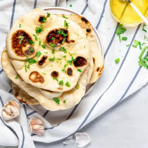 Indisk naanbrød opskrift med hvidløg