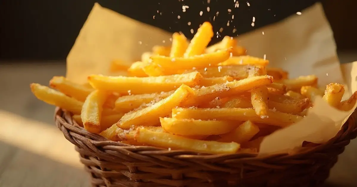 Frosne pommes frites i airfryer