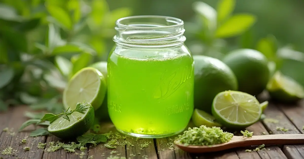 Lime sirup