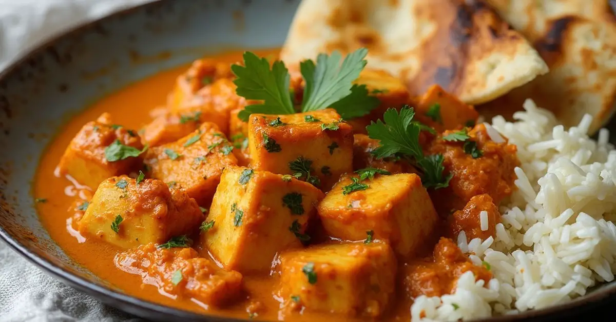 Vegansk butter chicken