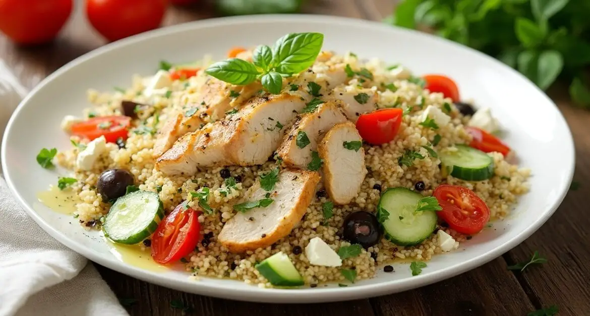 bulgursalat med kylling​