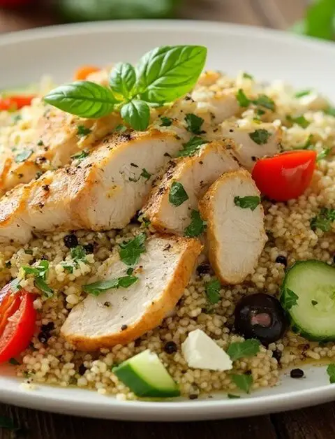 bulgursalat med kylling​