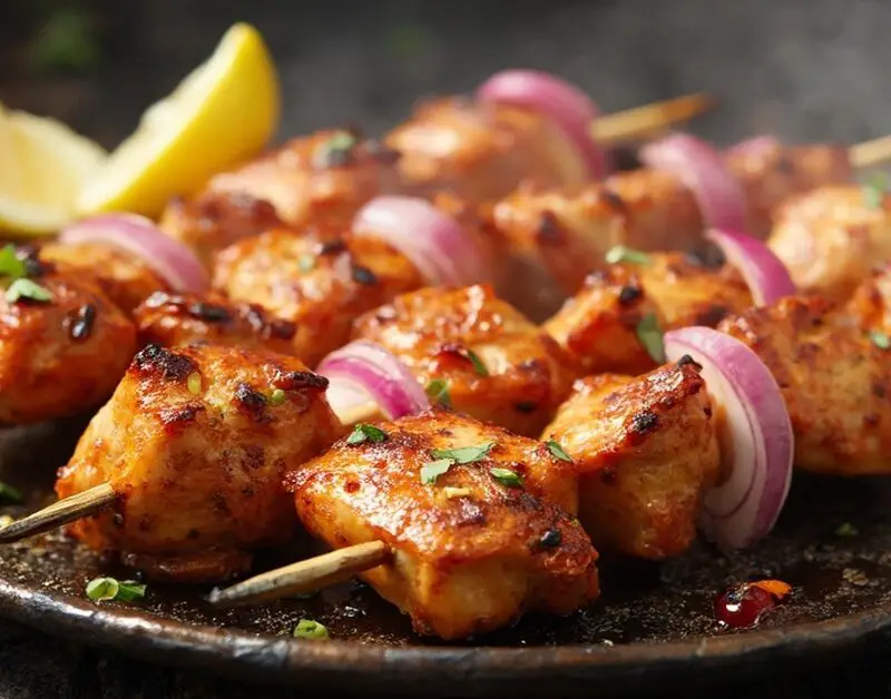 grillspyd med kylling​
